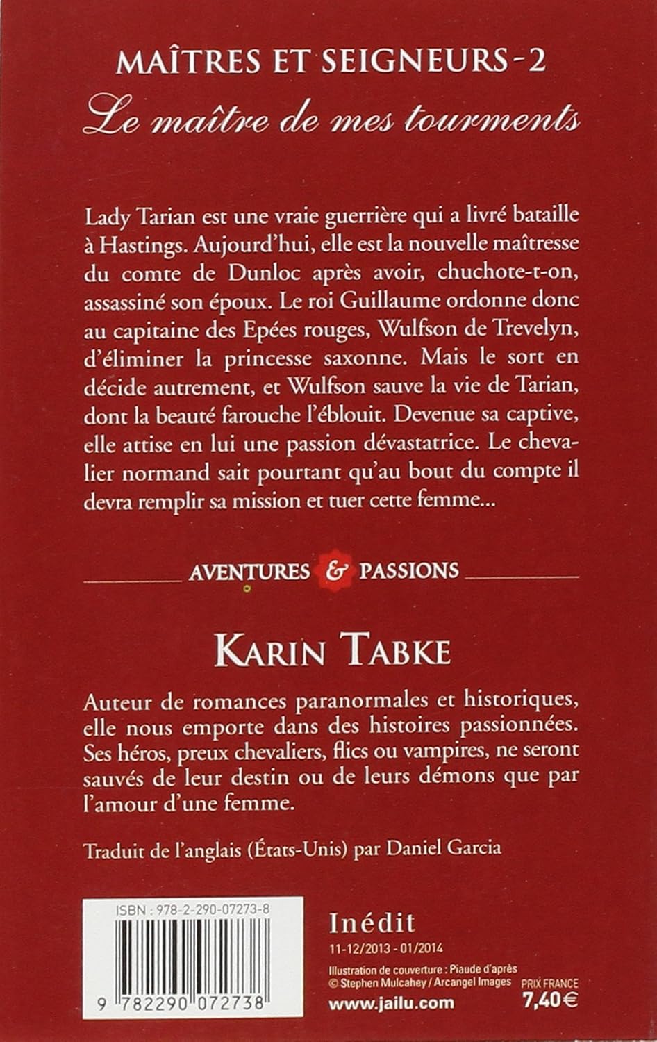 Livre Maîtres et seigneurs # 2 : Le maître de mes tourments - Karin Tabke (Livre d'occasion)