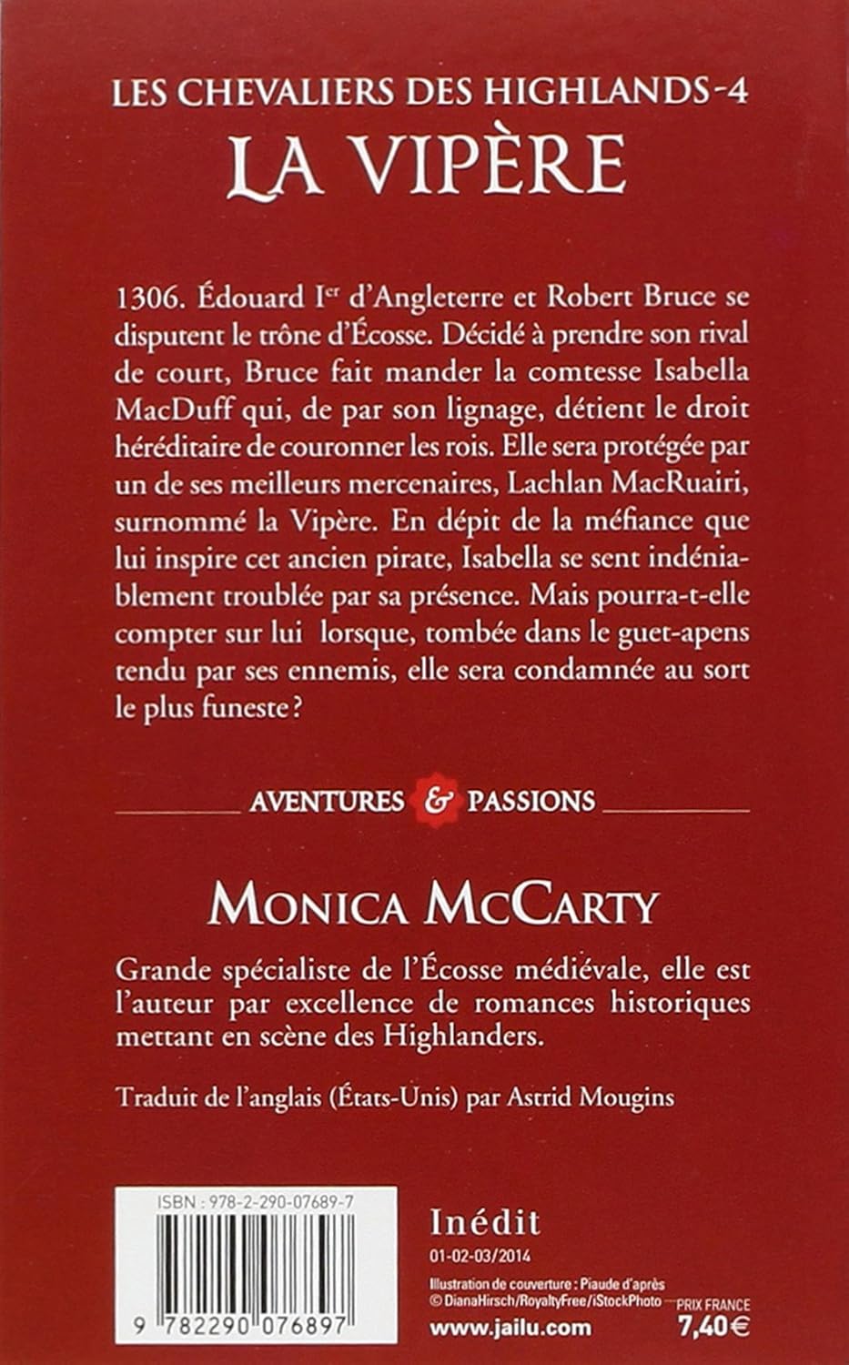 Livre Les chevaliers des Highlands # 4 : La vipère - Monica McCarty (Livre d'occasion)