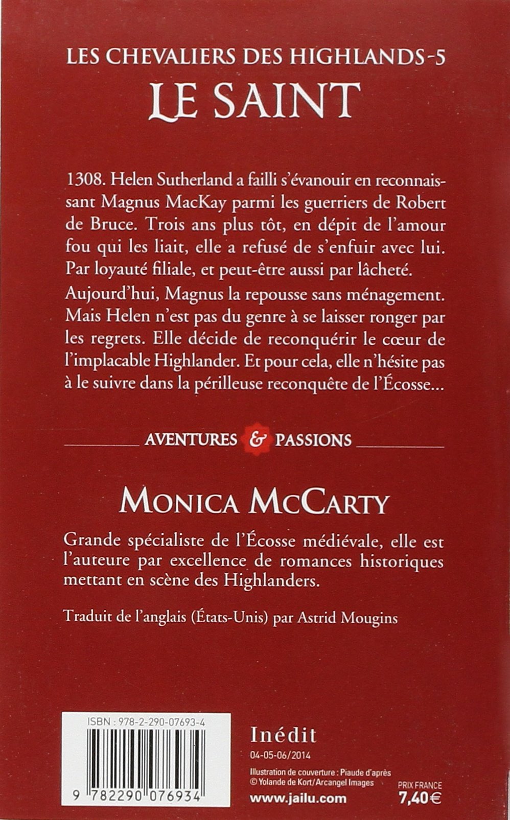 Livre Les chevaliers des Highlands #5 : Le saint - Monica McCarty (Livre d'occasion) - ISBN 22900...