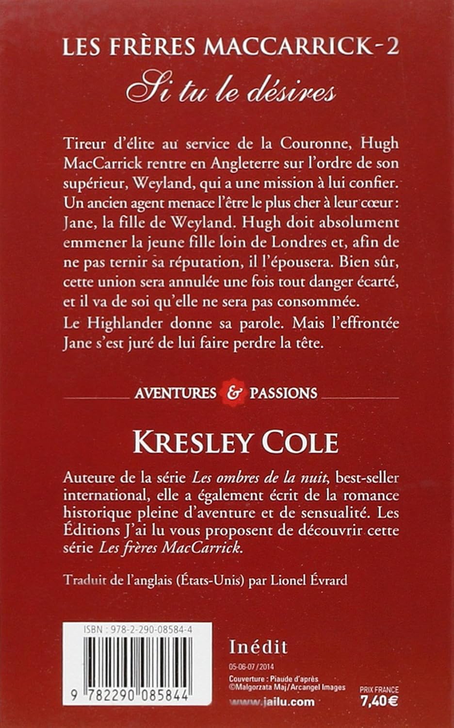 Livre Les frères MacCarrick # 2 : Si tu le désires - Kresley Cole (Livre d'occasion)