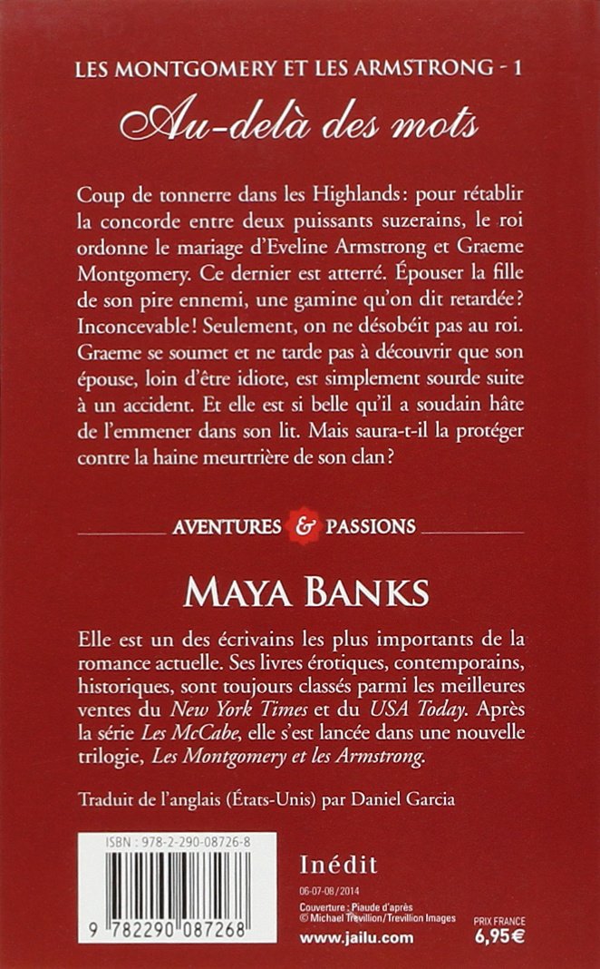 Livre Les Montgomery et les Armstrong # 1 : Au-delà des mots - Maya Banks (Livre d'occasion)