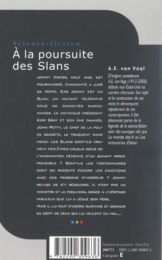 Livre À la poursuite des Slans (A.E. Van Vogt) (Livre d'occasion) - ISBN 229030963X