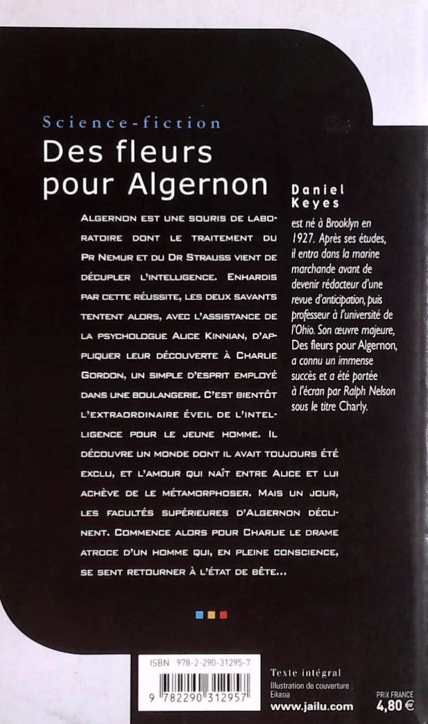 Livre Des fleurs pour Algernon (Daniel Keyes) (Livre d'occasion) - ISBN 2290312959