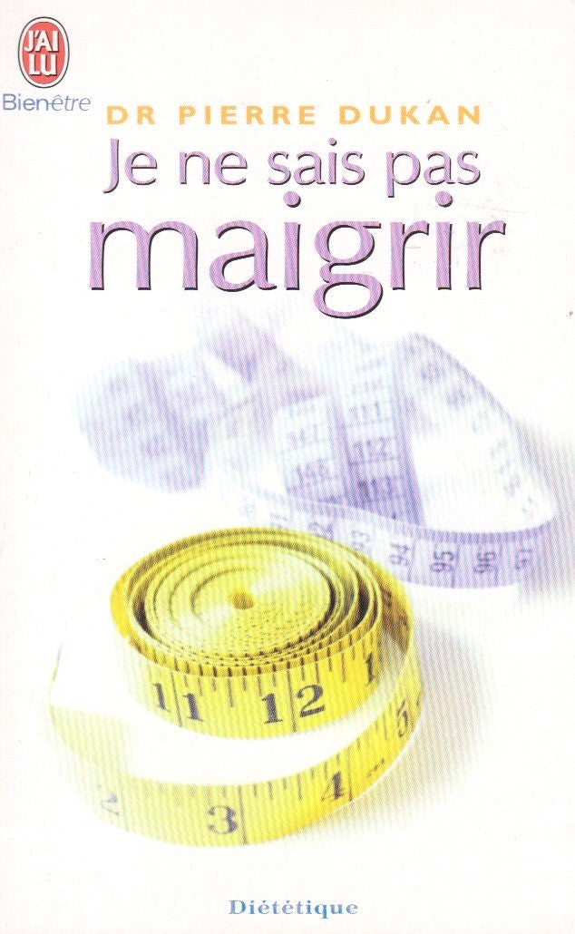 Livre Je ne sais pas maigrir - Dr Pierre Dukan (Livre d'occasion) - ISBN 229033295X