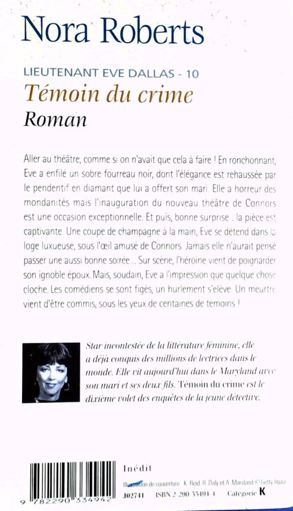 Lieutenant Ève Dallas # 10 : Témoin du crime