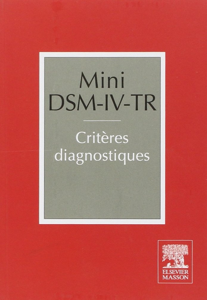 Livre Mini DSM-IV-TR : Critères diagnostiques (Livre d'occasion)