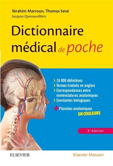 Livre Dictionnaire médical de poche - Ibrahim Marroun (Livre neuf) - ISBN 2294747216