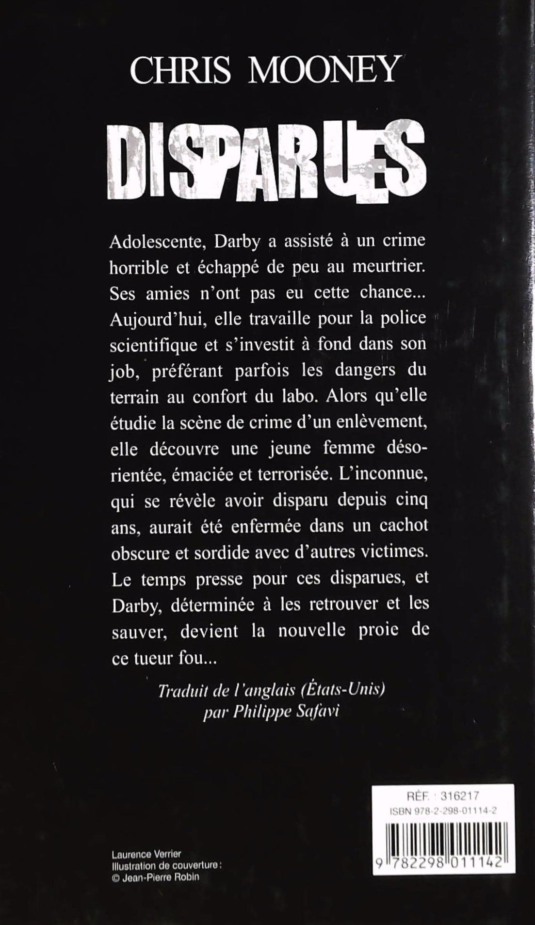 Livre Disparues - Chris Mooney (Livre d'occasion) - ISBN 2298011141