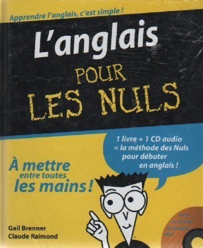 Livre L'anglais pour les nuls (CD Audio inclus) (Gail Abel Brenner) (Livre d'occasion) - ISBN...