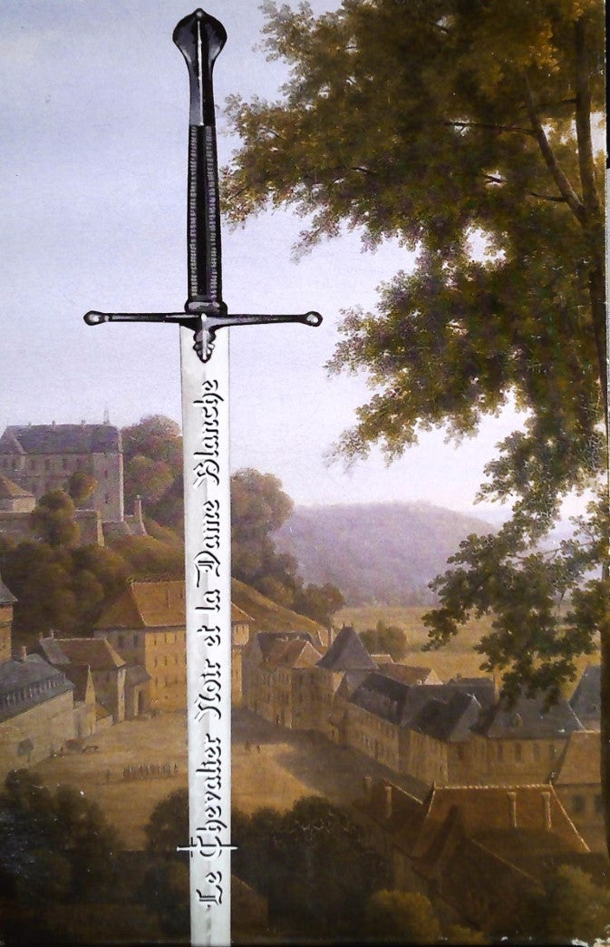 Livre Le chevalier noir et la dame blanche - Hugues de Queyssac (Livre d'occasion) - ISBN 2298036225