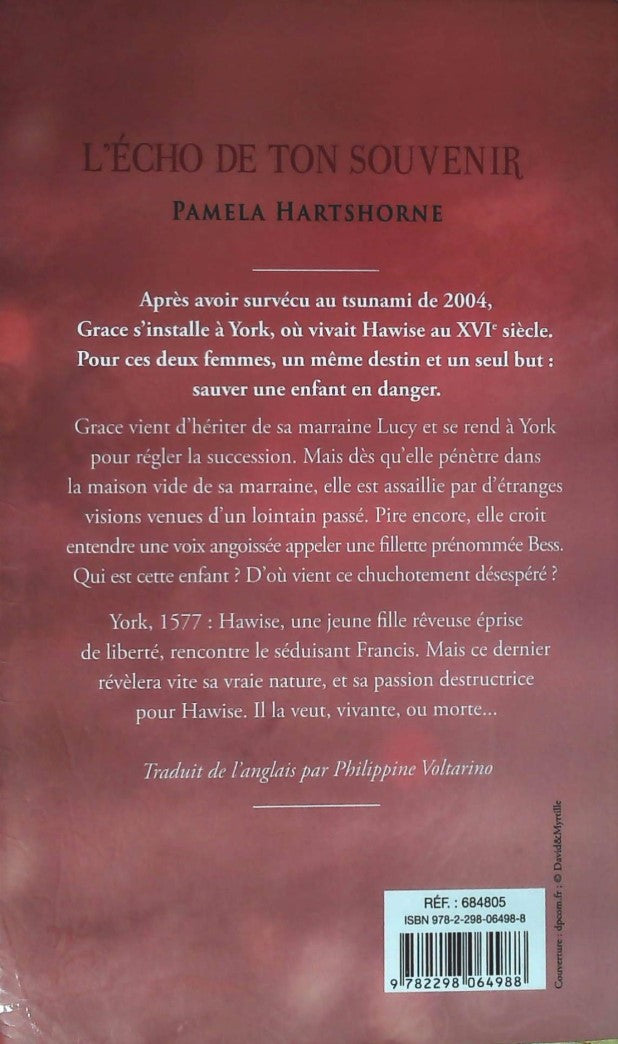 Livre L'écho de ton souvenir - Pamela Hartshorne (Livre d'occasion) - ISBN 2298064989
