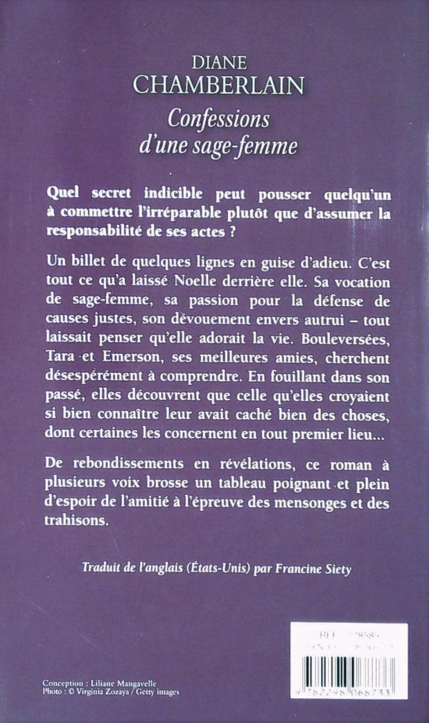 Livre Confessions d'une sage-femme (Diane Chamberlain) (Livre d'occasion) - ISBN 2298068739