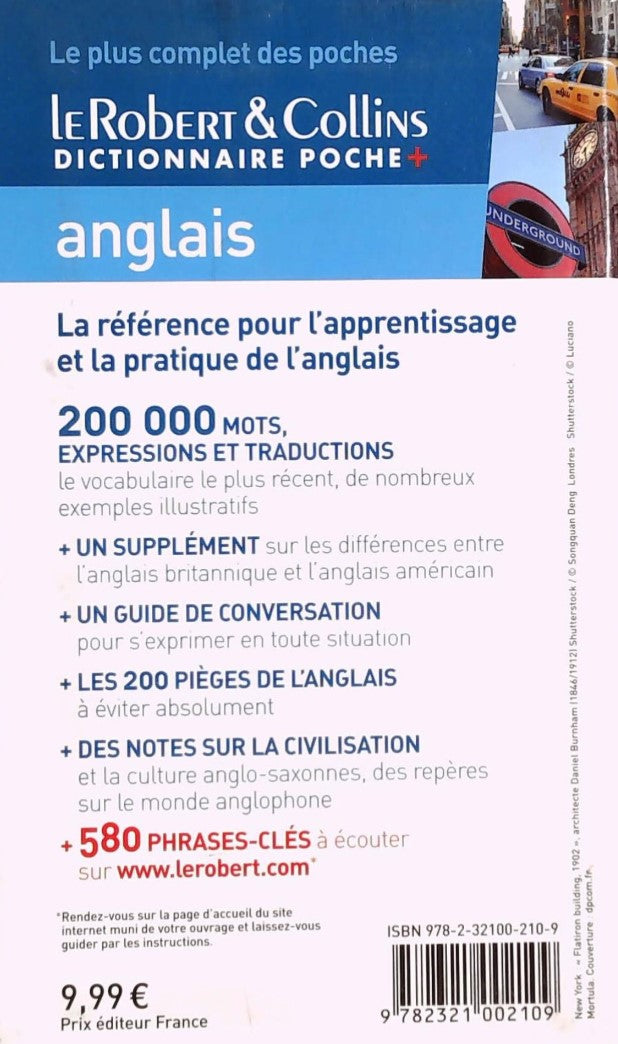 Livre Le Robert & Collins anglais-français français-anglais - Collectif (Livre d'occasion) - ISBN...