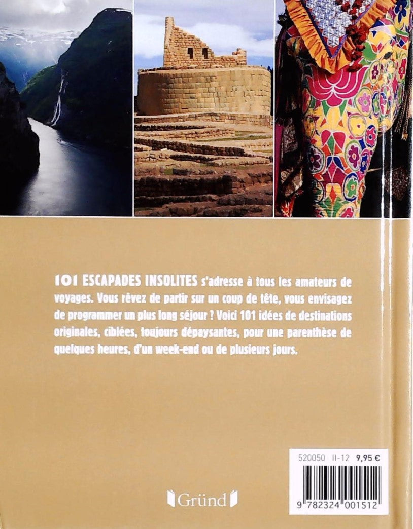 Livre 101 escapades insolites - Collectif (Livre d'occasion) - ISBN 2324001519
