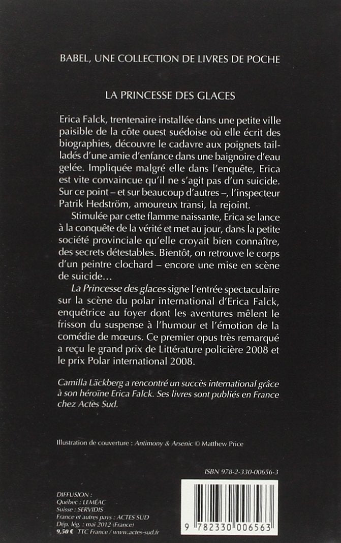 Babel noir # 61 : La Princesse des glaces (Camilla Läckberg)