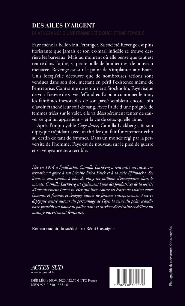 Livre Des ailes d'argent - Camilla Läckberg (Livre d'occasion)