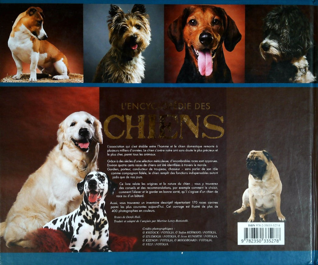 Livre Le livre d'or des chiens : La grande encyclopédie canine - Derek Hall (Livre d'occasion) - ...
