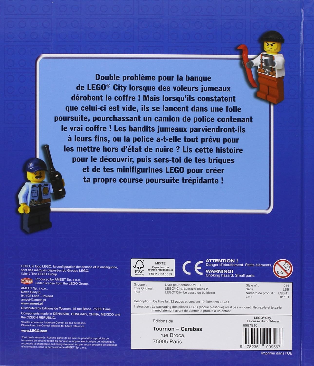 Livre Le casse du bulldozer - Steve Behling (Livre d'occasion) - ISBN 2351009568