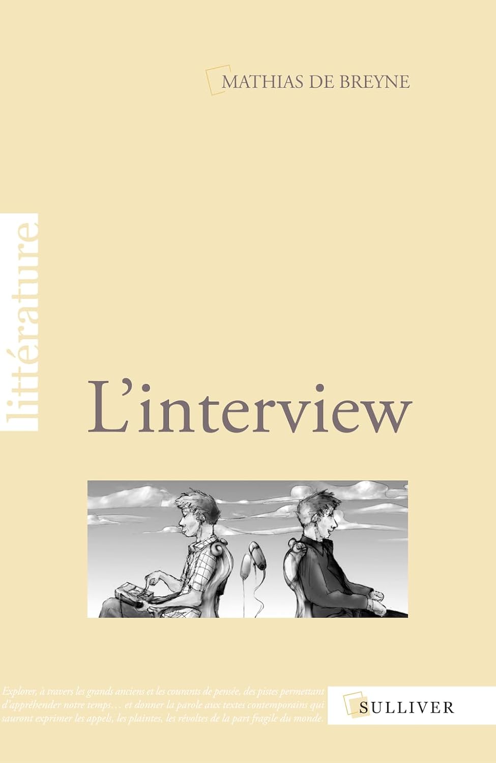 Livre L'interview - Mathias De Breyne (Livre d'occasion) - ISBN 2351220846