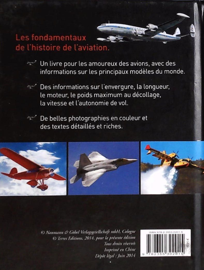 Livre Avions : Histoire, modèles, technique - Collectif (Livre d'occasion) - ISBN 2355302014