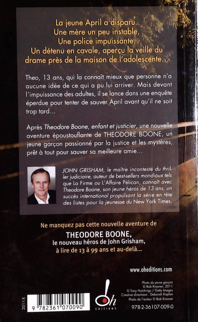 Livre Theodore Boone l'enlèvement (John Grisham) (Livre d'occasion) - ISBN 236107009X