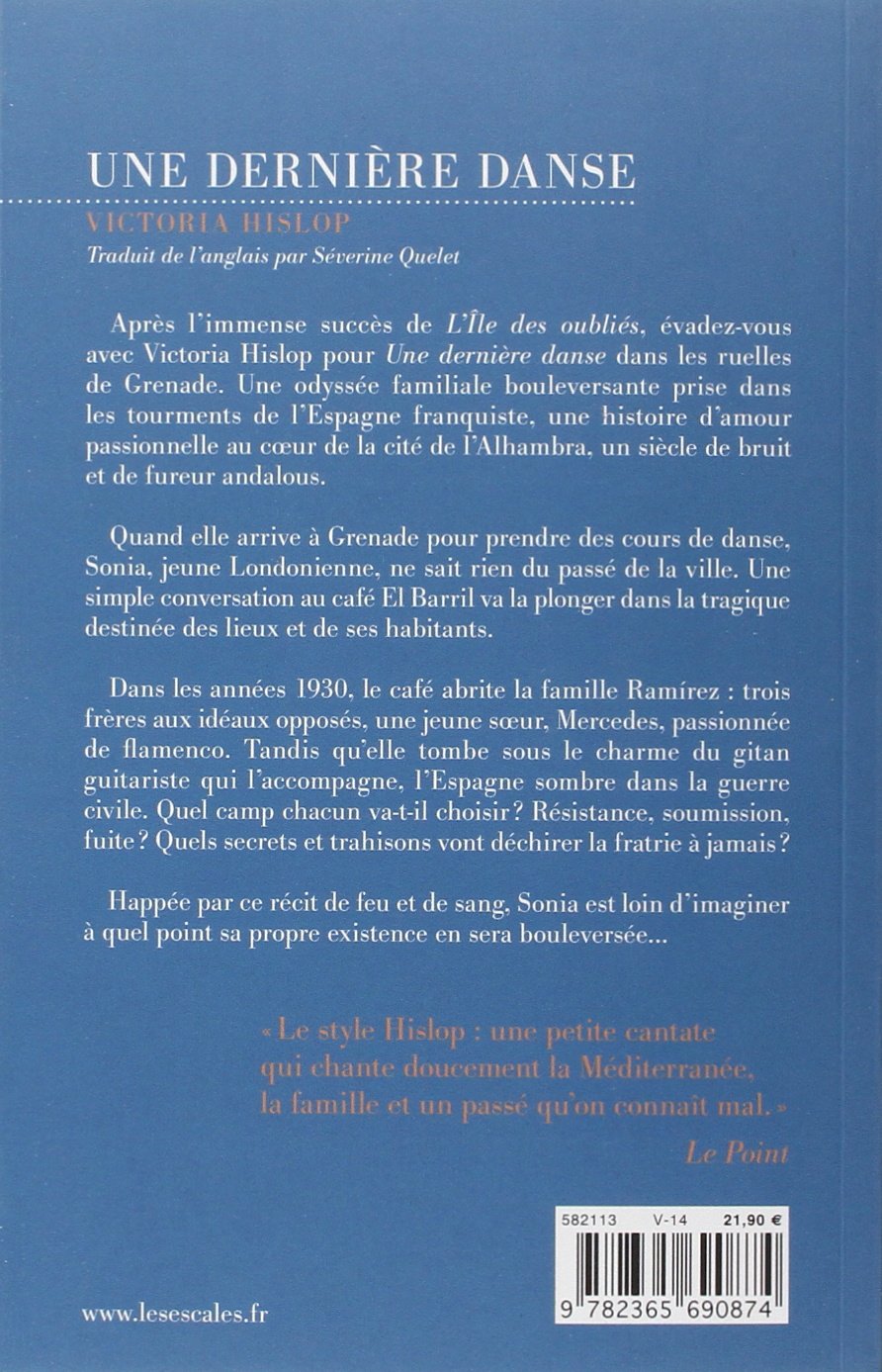 Livre Une dernière danse - Victoria Hislop (Livre d'occasion) - ISBN 2365690874
