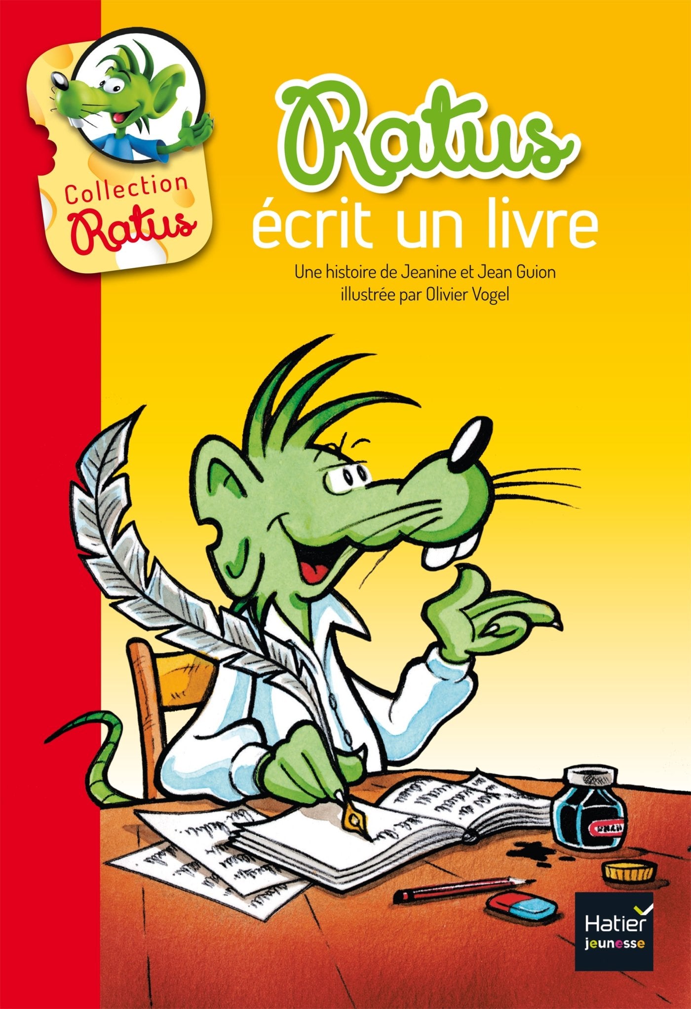 Livre Ratus écrit un livre - Jeanine Guion (Livre d'occasion) - ISBN 2401021299