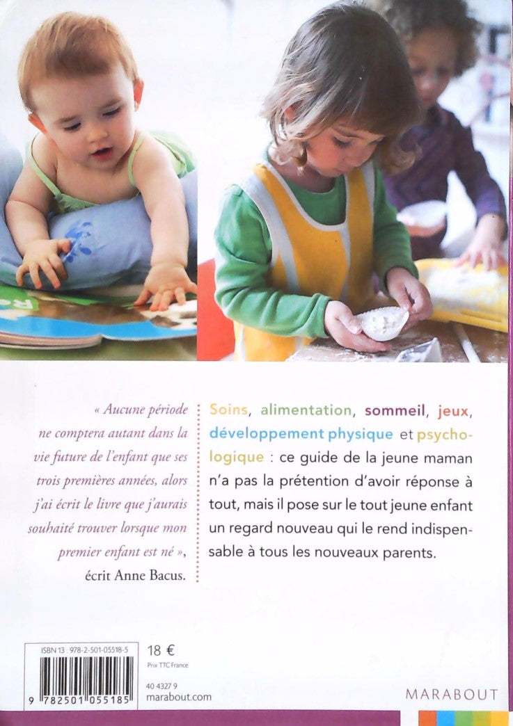 Livre Votre enfant de la naissance à 3 ans - Anne Bacus (Livre d'occasion) - ISBN 2501055187