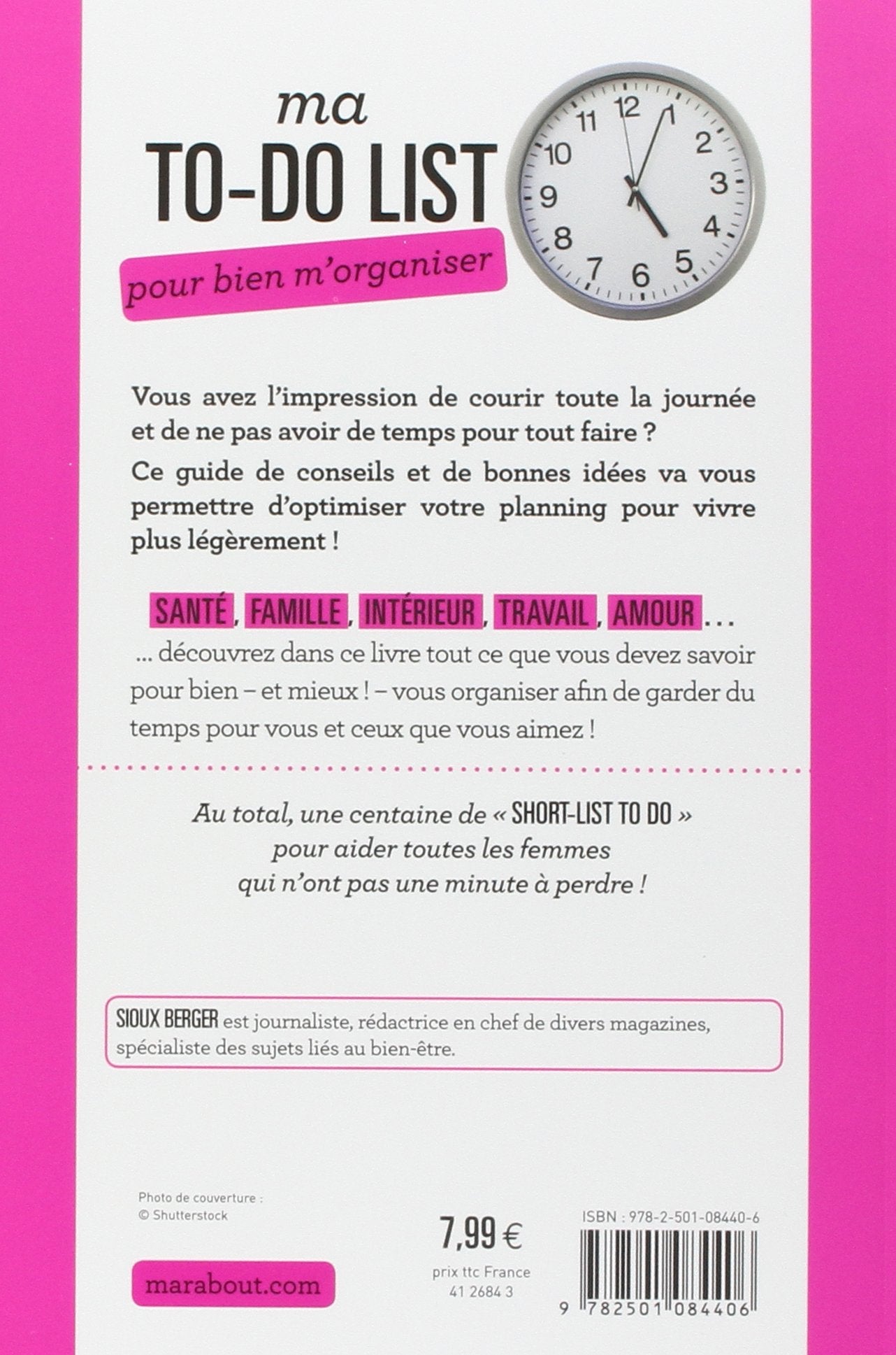 Ma To-Do List pour bien m'organiser (Sioux Berger)