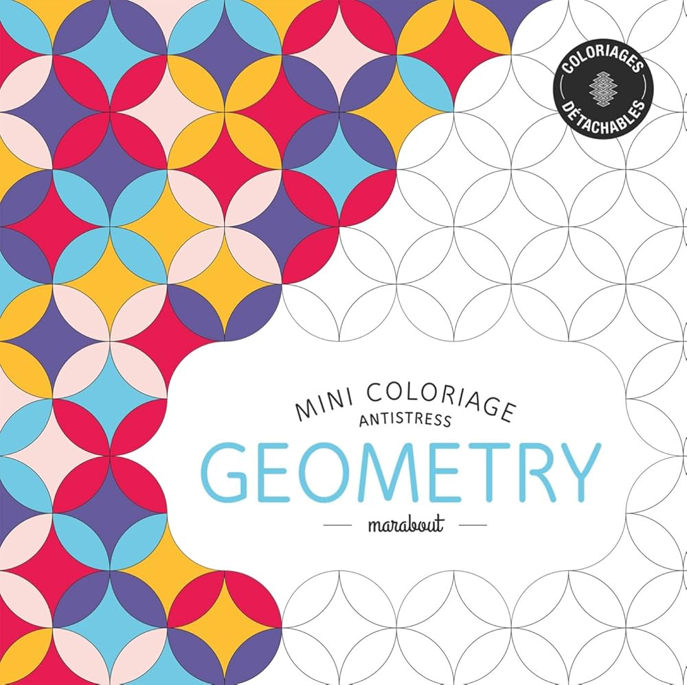 Livre Mini coloriage anti stress Geometry - Collectif (Livre d'occasion) - ISBN 2501100972