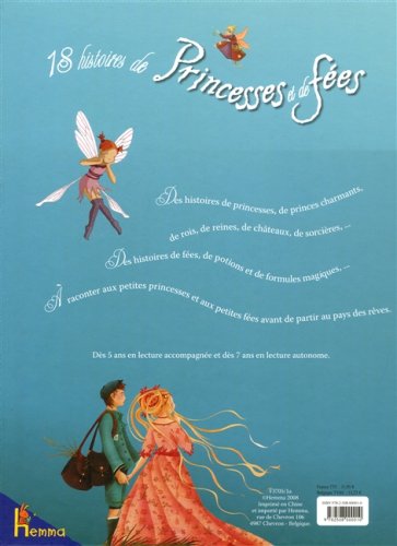 Livre 18 Histoires de princesses et de fées (Livre d'occasion) - ISBN 2508000019