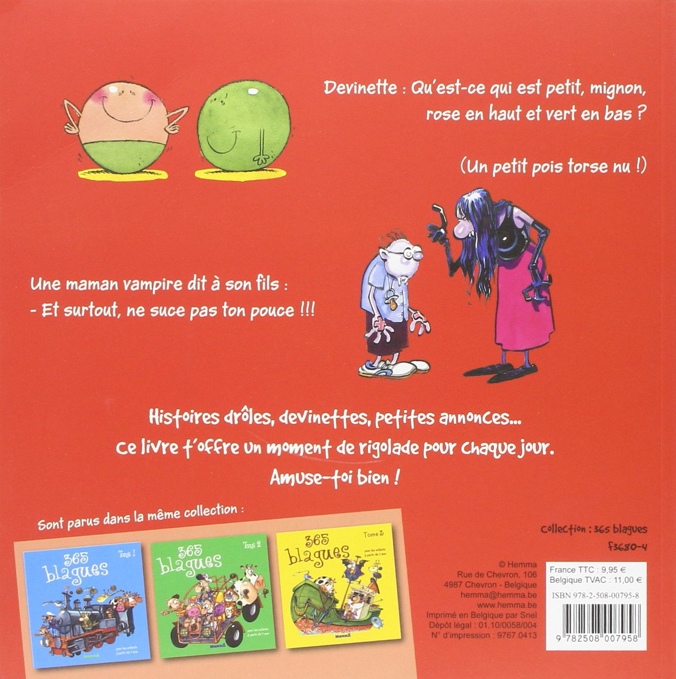 Livre 365 blagues - Fabrice Lelarge (Livre d'occasion) - ISBN 2508007951