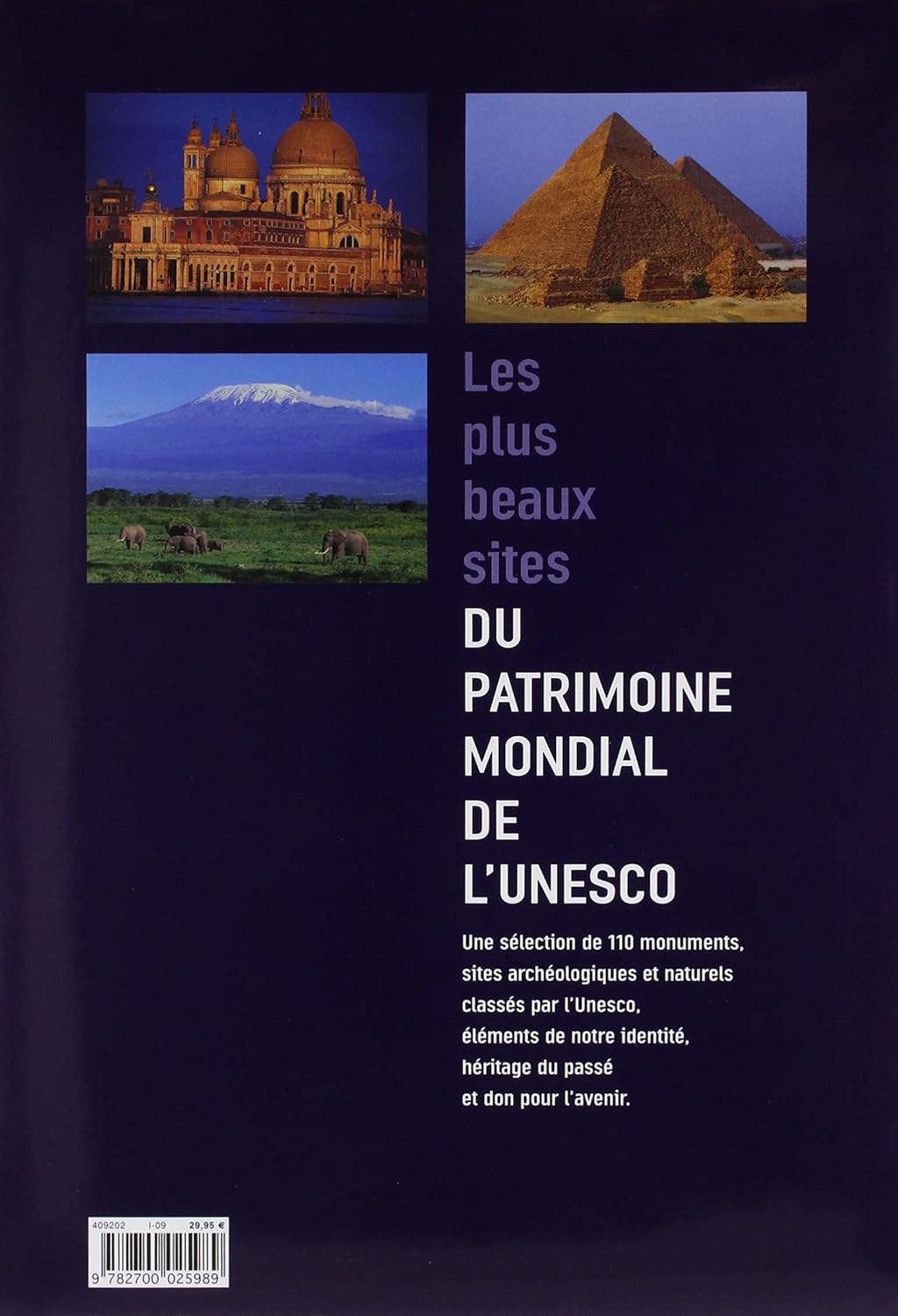 Livre Les plus beaux sites du patrimoine mondial de l'UNESCO - Marco Cattaeno (Livre d'occasion) ...