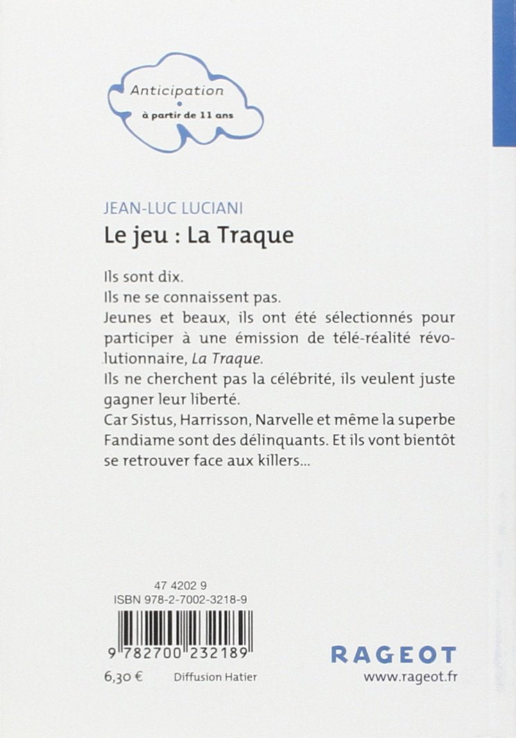 Livre La traque - Jean-Luc Luciani (Livre d'occasion) - ISBN 2700232186