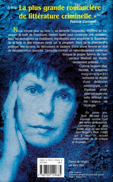 Livre Espèces protégées - Ruth Rendell (Livre d'occasion) - ISBN 2702129684