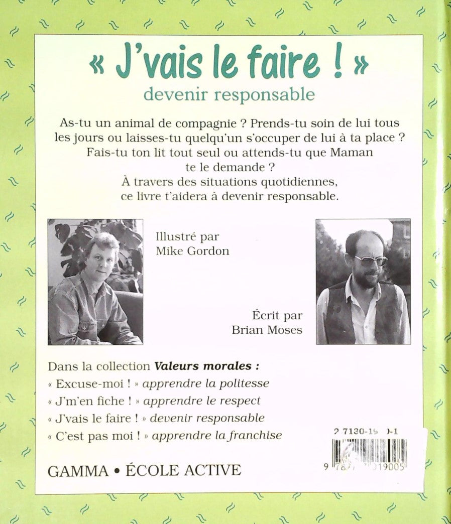 J'vais le faire ! : Devenir responsable (Brian Moses)