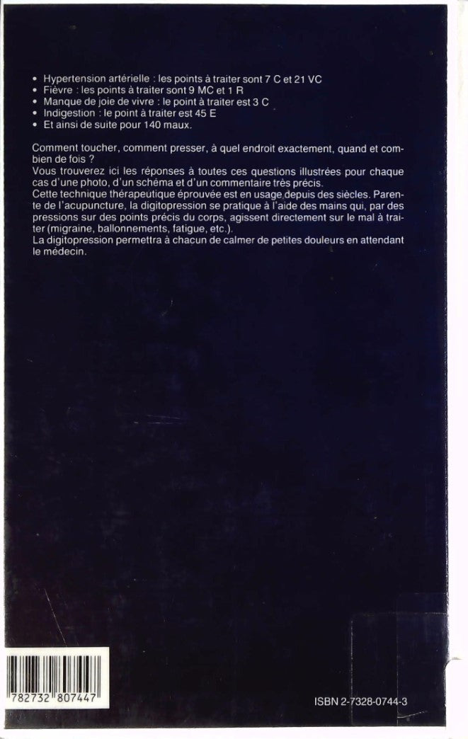 Cours de digitopression (D. Piazza)