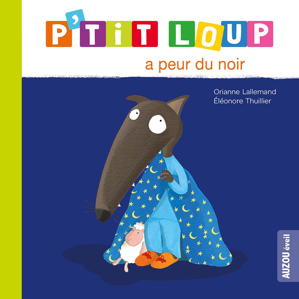 Livre P'tit loup a peur du noir - Orianne Lallemand (Livre d'occasion) - ISBN 2733824252