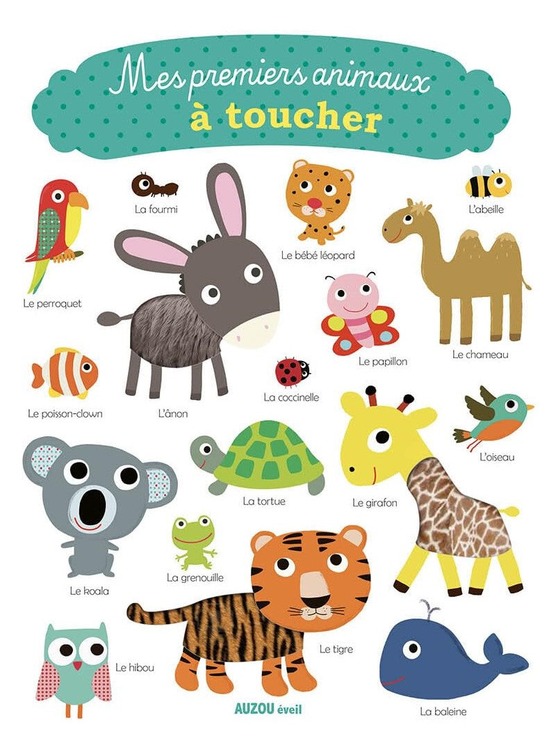 Livre Mes premiers animaux à toucher - Collectif (Livre d'occasion) - ISBN 2733836633