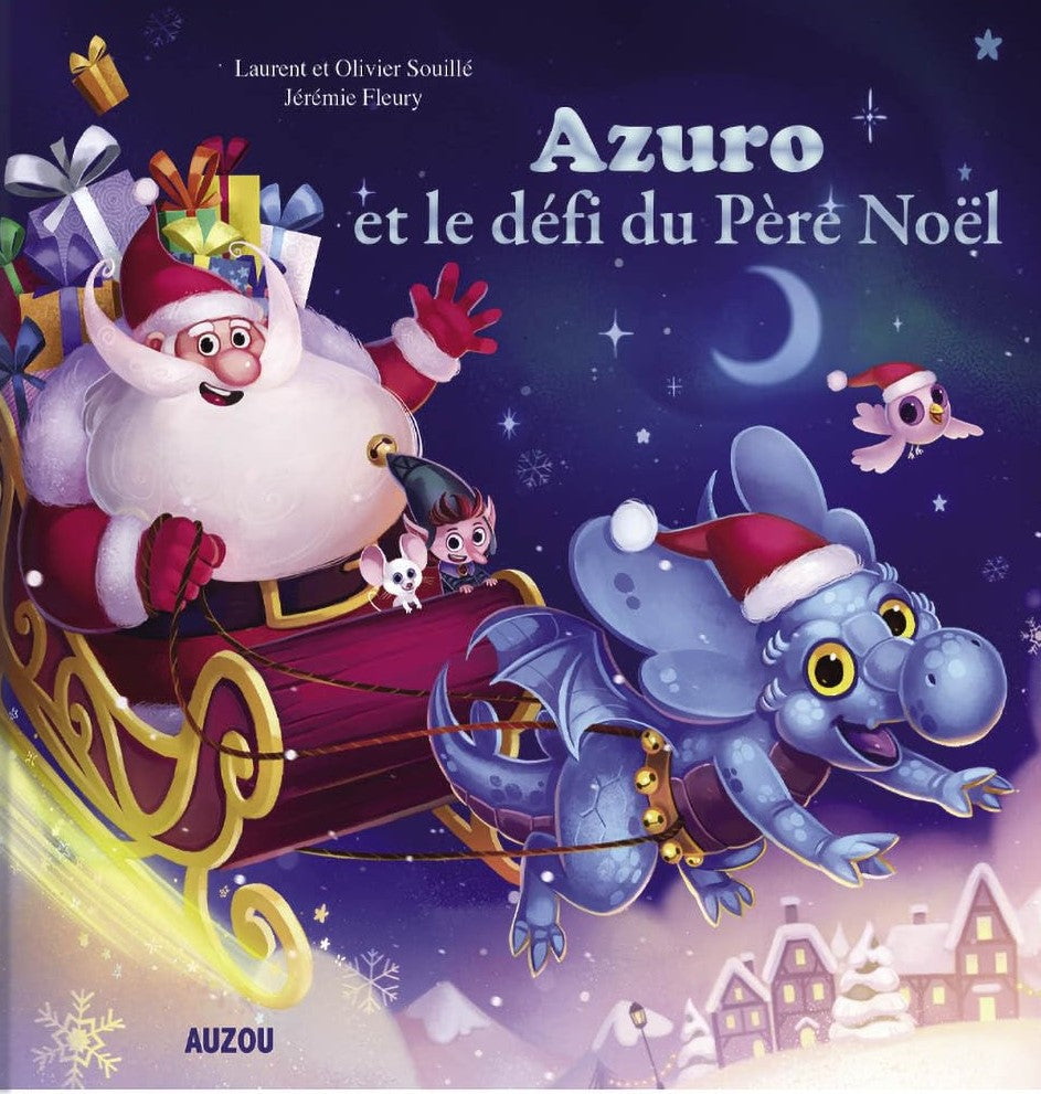Livre Azuro et le défi du père Noël - Laurent et Olivier Souillé (Livre d'occasion) - ISBN 273383...