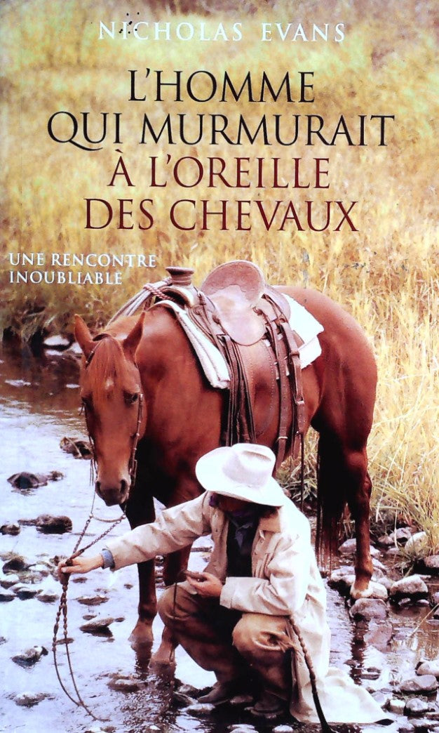 Livre L'homme qui murmurait à l'oreille des chevaux - Nicholas Evan (Livre d'occasion) - ISBN 273...