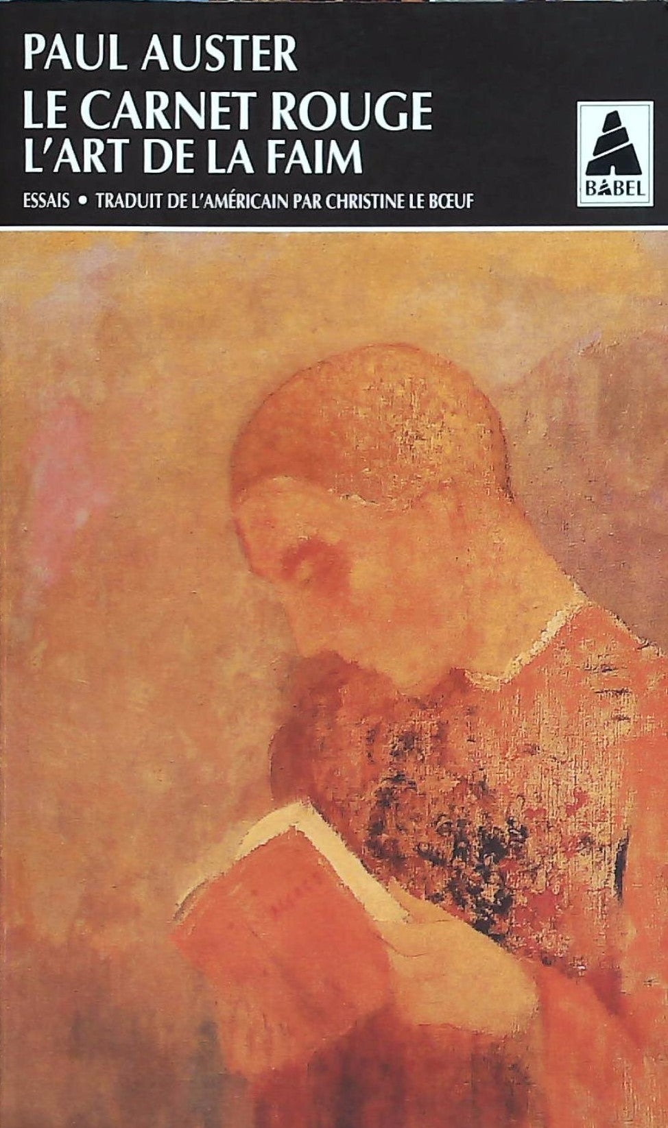 Livre Le carnet rouge l'art de la faim (Paul Auster) (Livre d'occasion) - ISBN 2742702725
