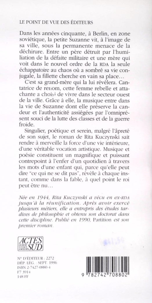 Partition (Rita Kuczynski)