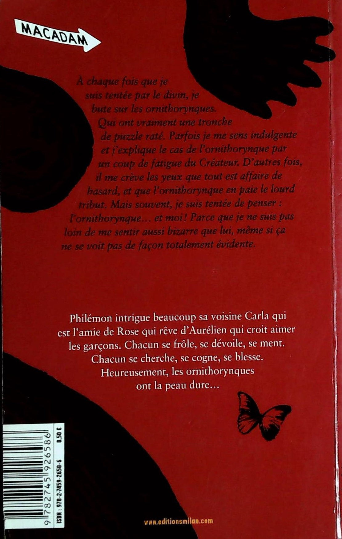 Livre Le complexe de l'ornithorynque - Jo Hoestlandt (Livre d'occasion) - ISBN 2745926586