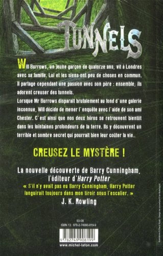 Livre Tunnels - Roderick Gordon (Livre d'occasion) - ISBN 2749908191