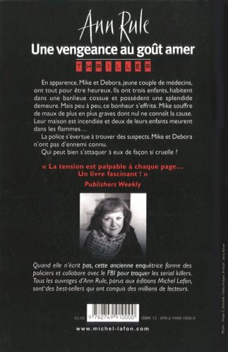 Livre Une vengeance au goût amer (Ann Rule) (Livre d'occasion) - ISBN 2749910005