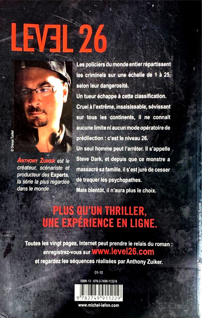 Livre Level 26 (Anthony E. Zuiker, Duane Swierczynski) (Livre d'occasion) - ISBN 2749911222