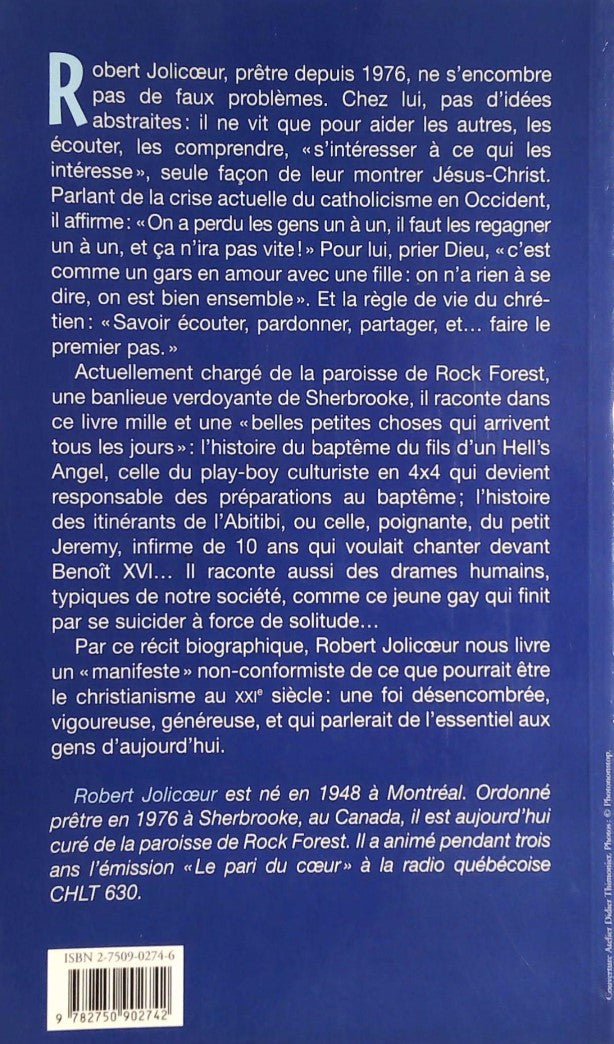 Livre Le pari du coeur - Robert Jolicoeur (Livre d'occasion) - ISBN 2750902746