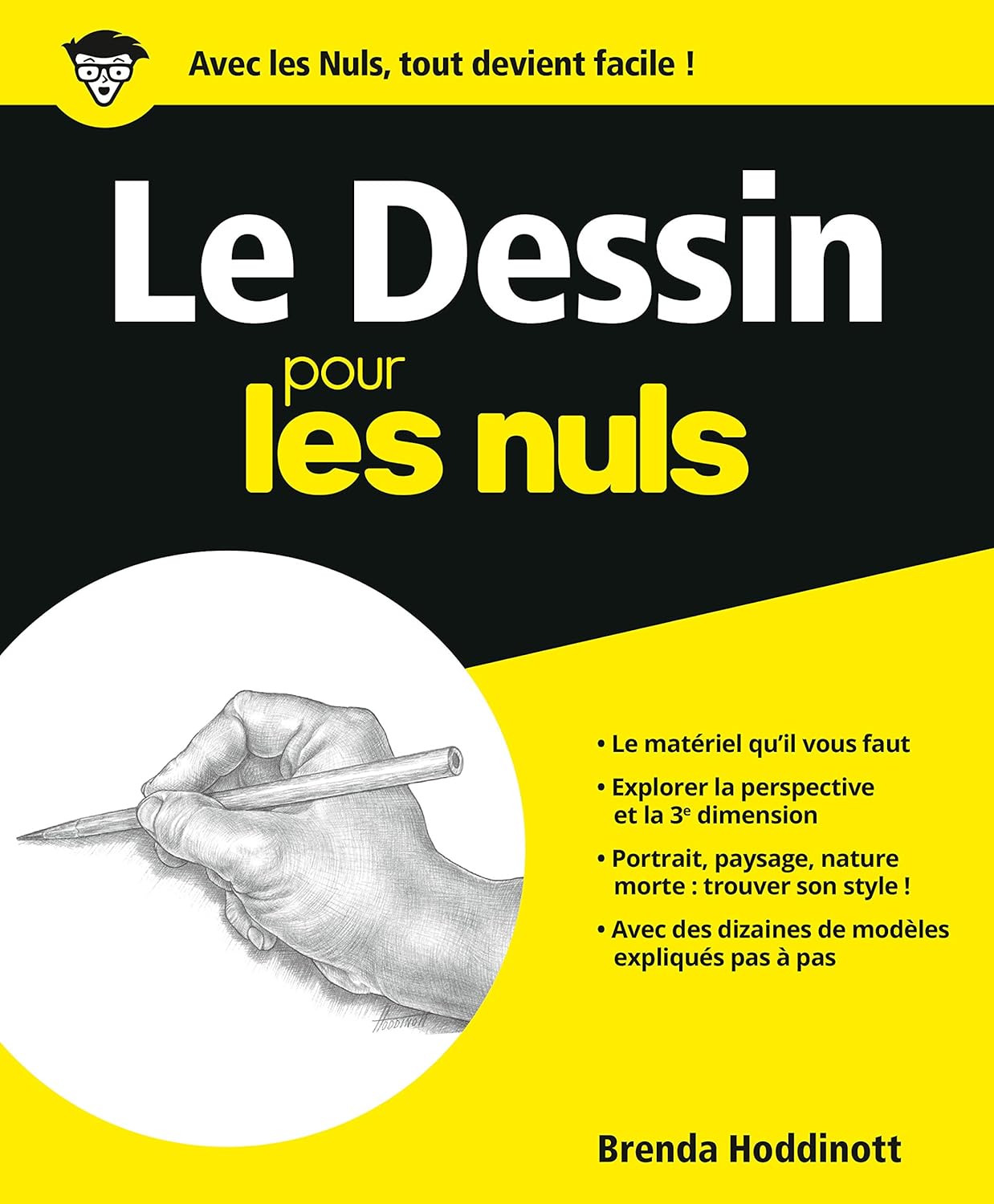 Livre Le dessin pour les nuls - Brenda Hoddinott (Livre d'occasion) - ISBN 2754001859