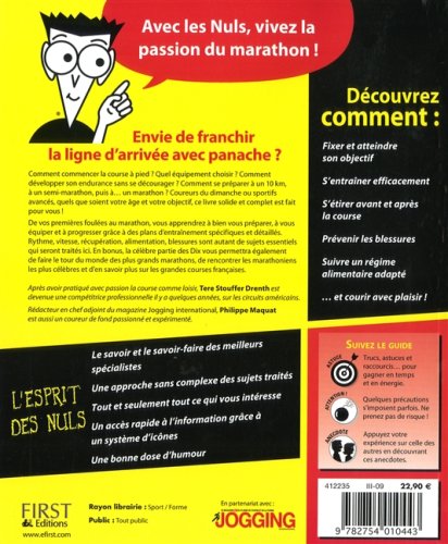 Livre Courir pour les nuls - Tere Stouffer Drenth (Livre d'occasion) - ISBN 2754010440